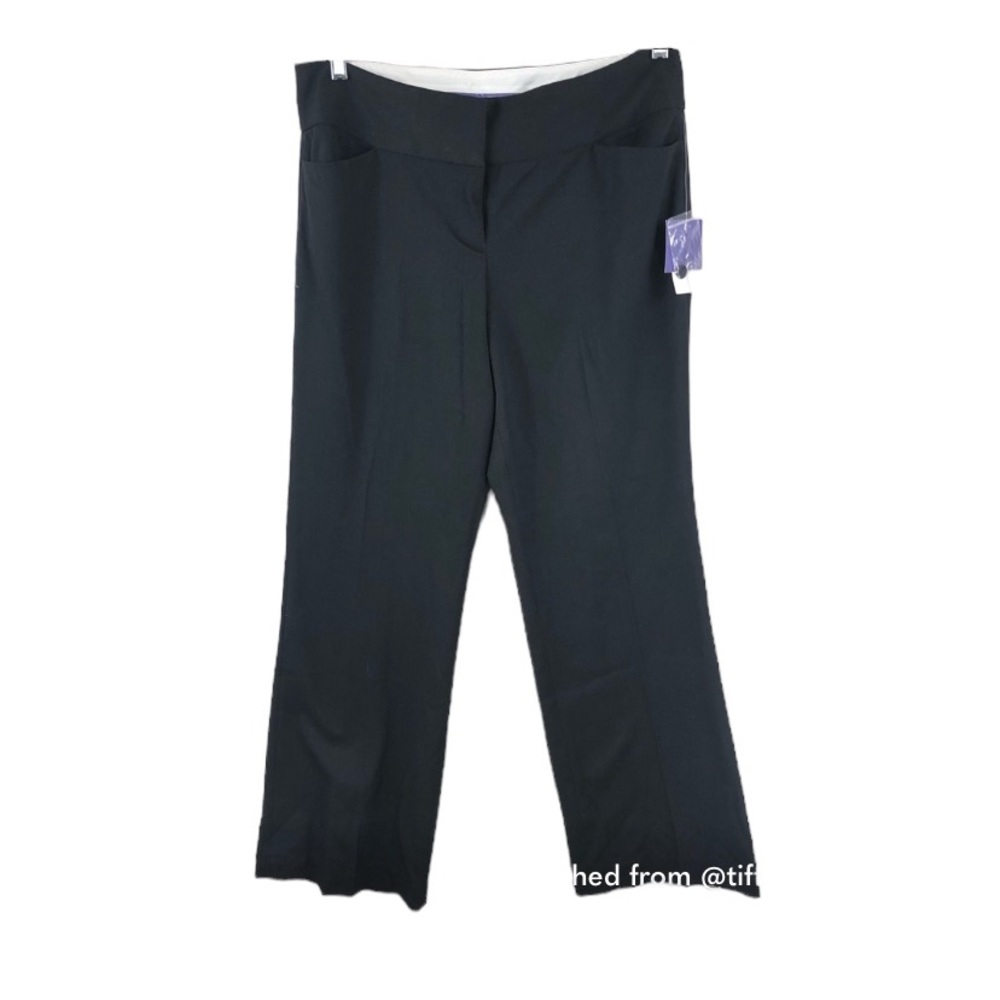 NEW Vivienne Tam Women's Black Career Trousers Pants Size 12